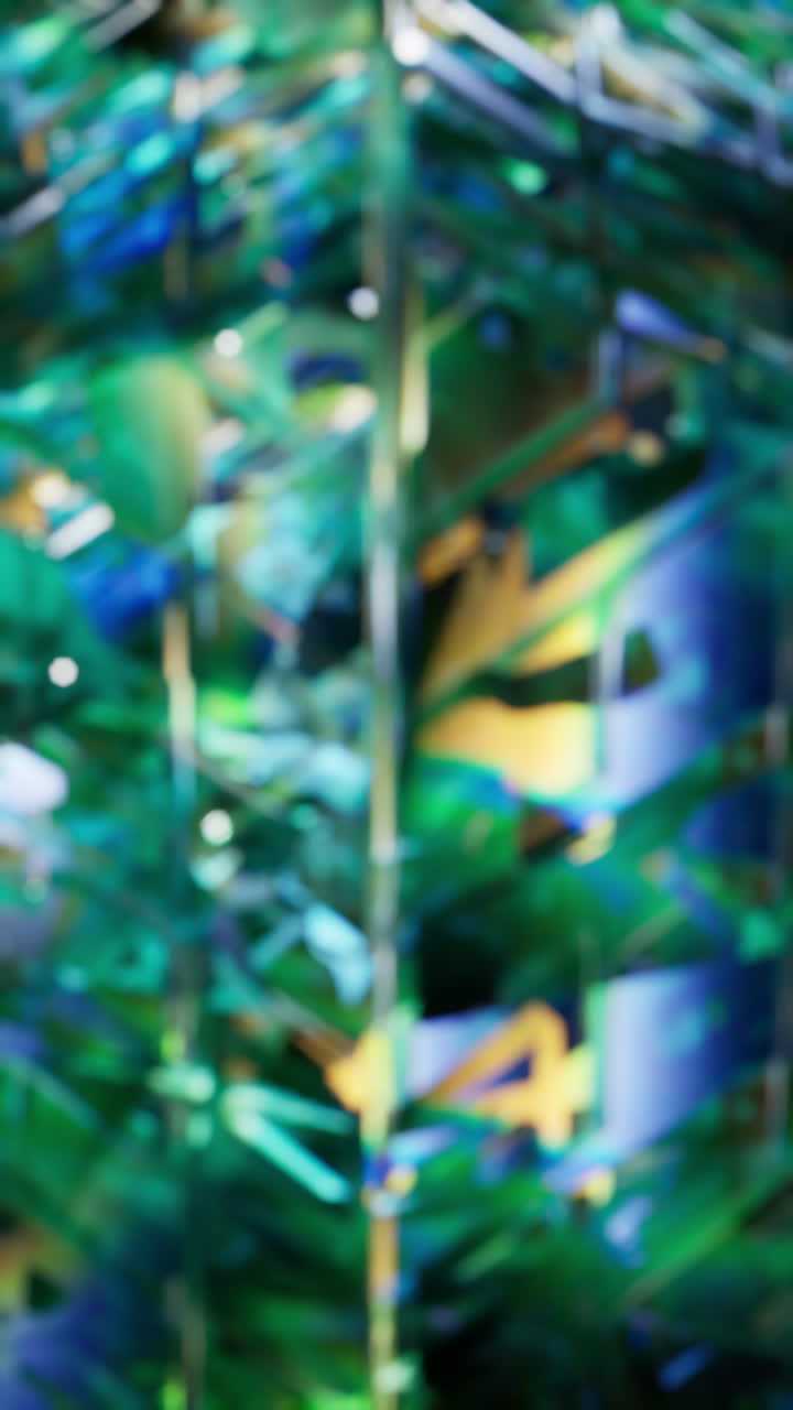 다채로운 모양과 선을 가진 추상적인 기하학적 패턴