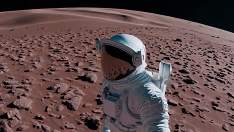 astronauta en marte