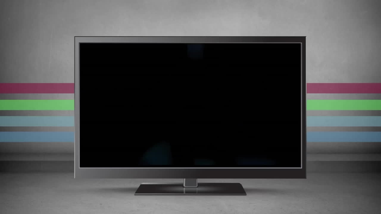 Animation of statistics and digital data processing over computer screen