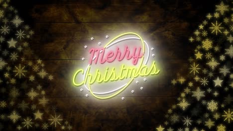 Animation-of-merry-christmas-text-over-snow-and-stars