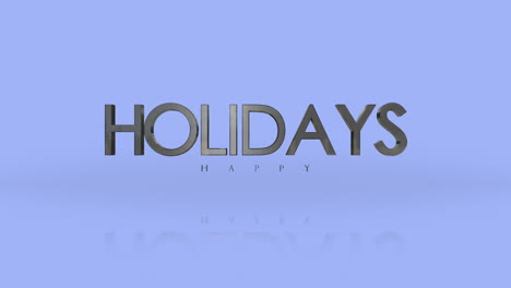 Elegance-Happy-Holidays-text-on-blue-gradient