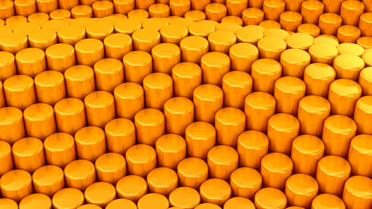 los cilindros formaron una onda