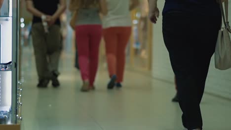 People walk around the shopping center 3