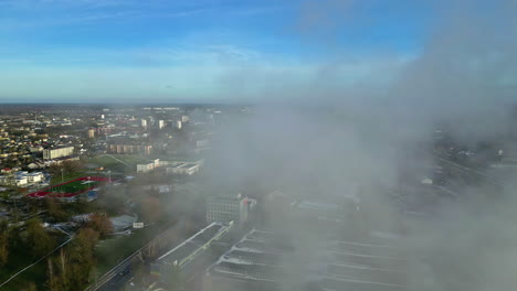 clouds drifting over jelgava, latvia in a time-lapse