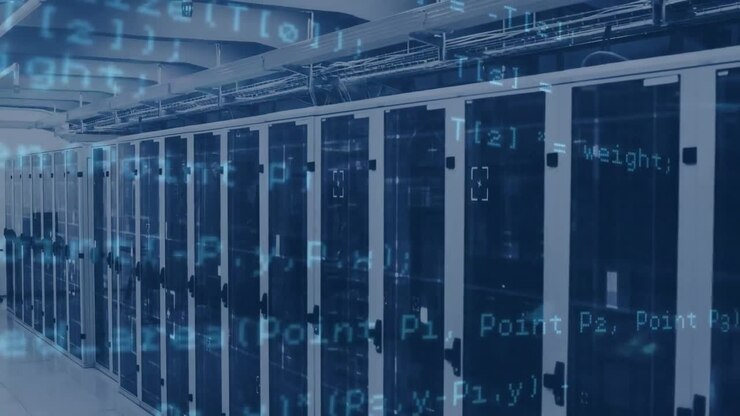 Animation of data processing over servers