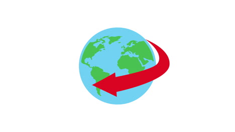 transporte aéreo con el planeta mundial