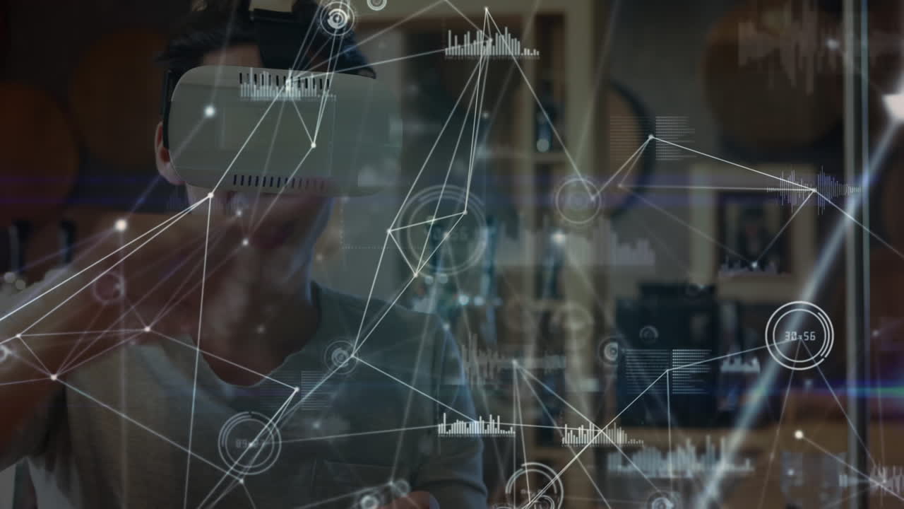 가상 현실 데이터 및 정보 인터페이스.