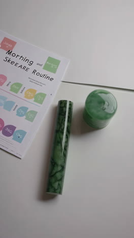 jade roller and container