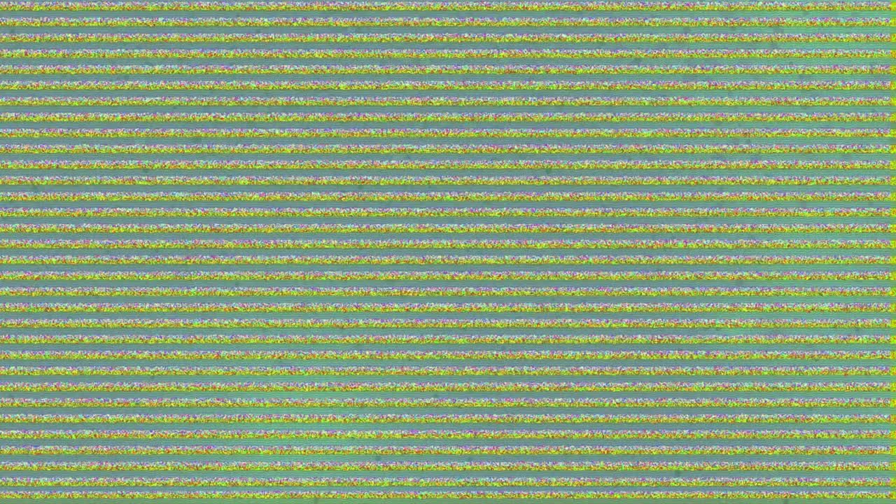 Animation of interference over moving shapes