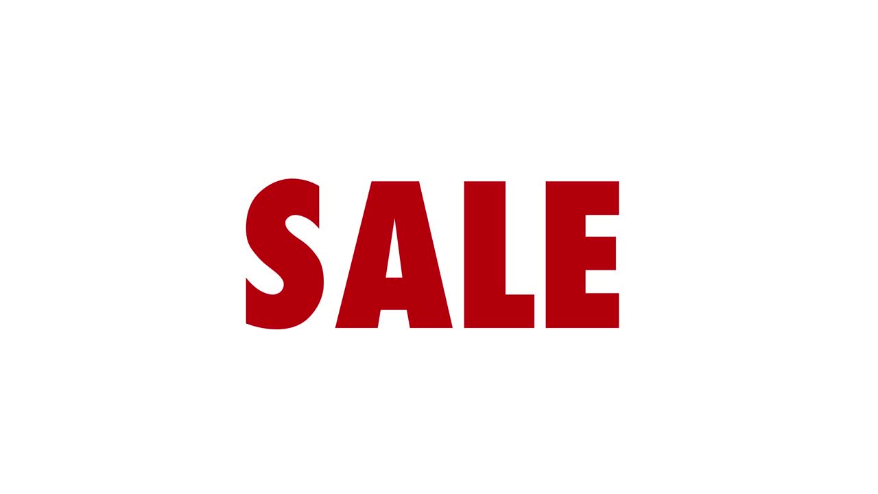 vendita venerdì nero rosso