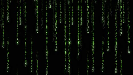 Matrix-style Digital Code Background