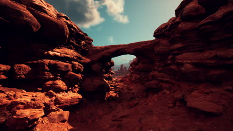 stunning red rock canyon arch