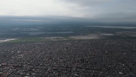 aerial shot of a protected area in lake texcoco, north of mexico city