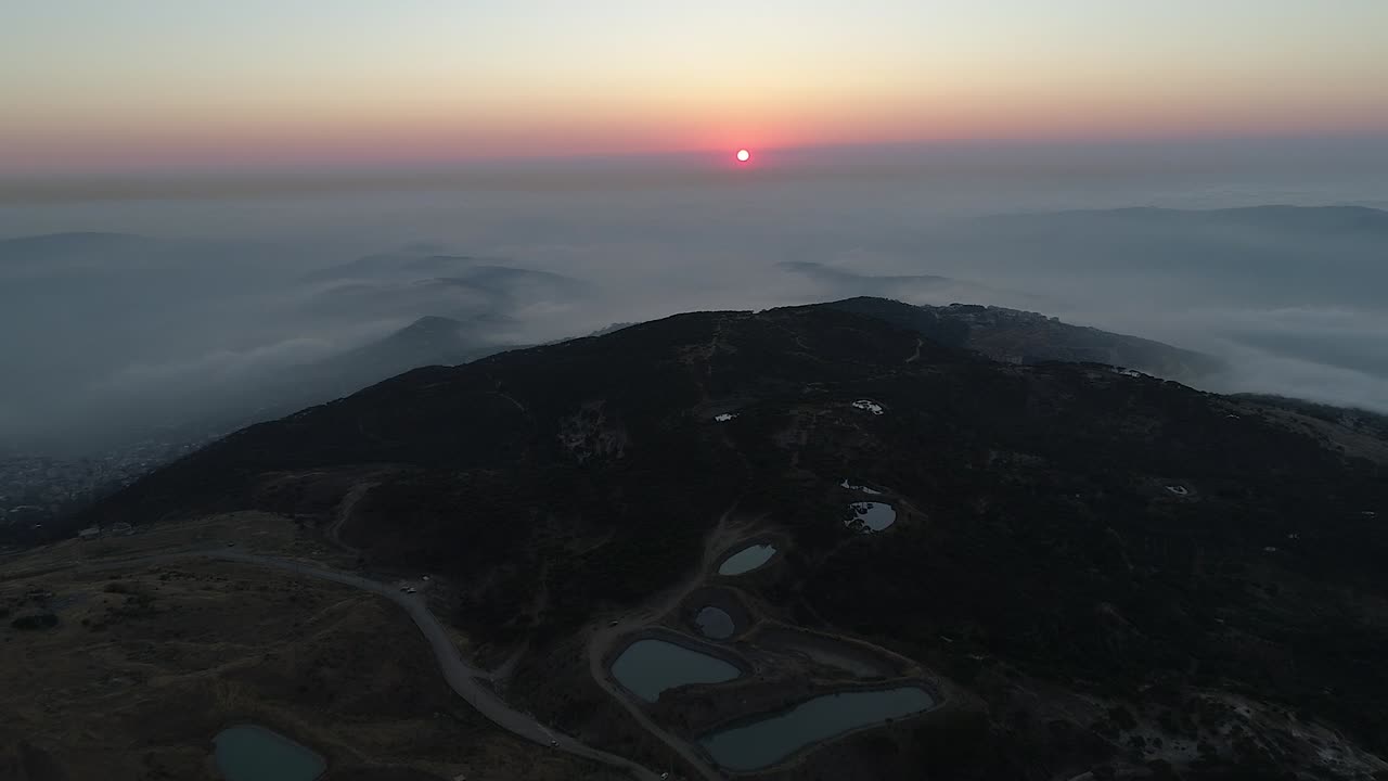 Amazing view of mountains in lebanon falougha