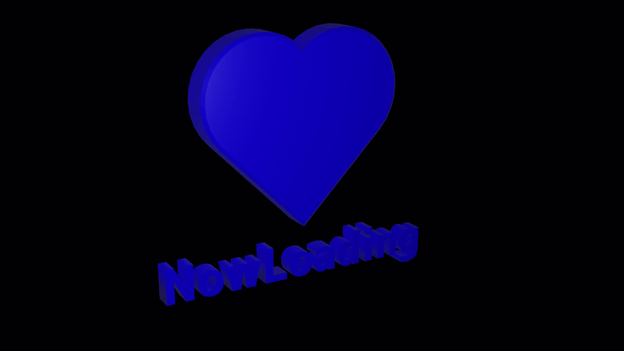 3d 심장 로딩 텍스트 애니메이션 1080p - 30fps - 알파 채널 (6)