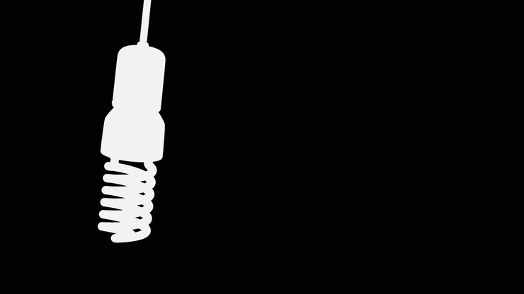 Swinging light bulb