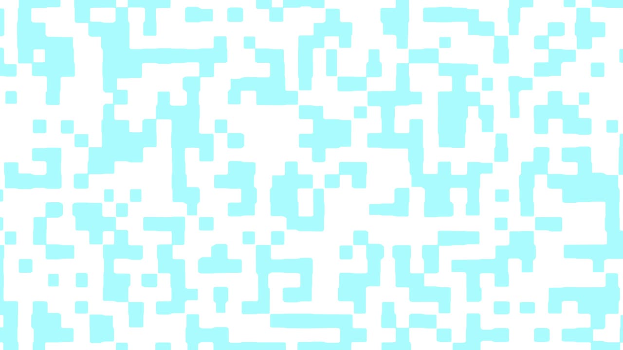 디지털 파란색과 색 패턴의 추상적인 배경 애니메이션, 원활한 루프 애니메이션 배경, 벽지.