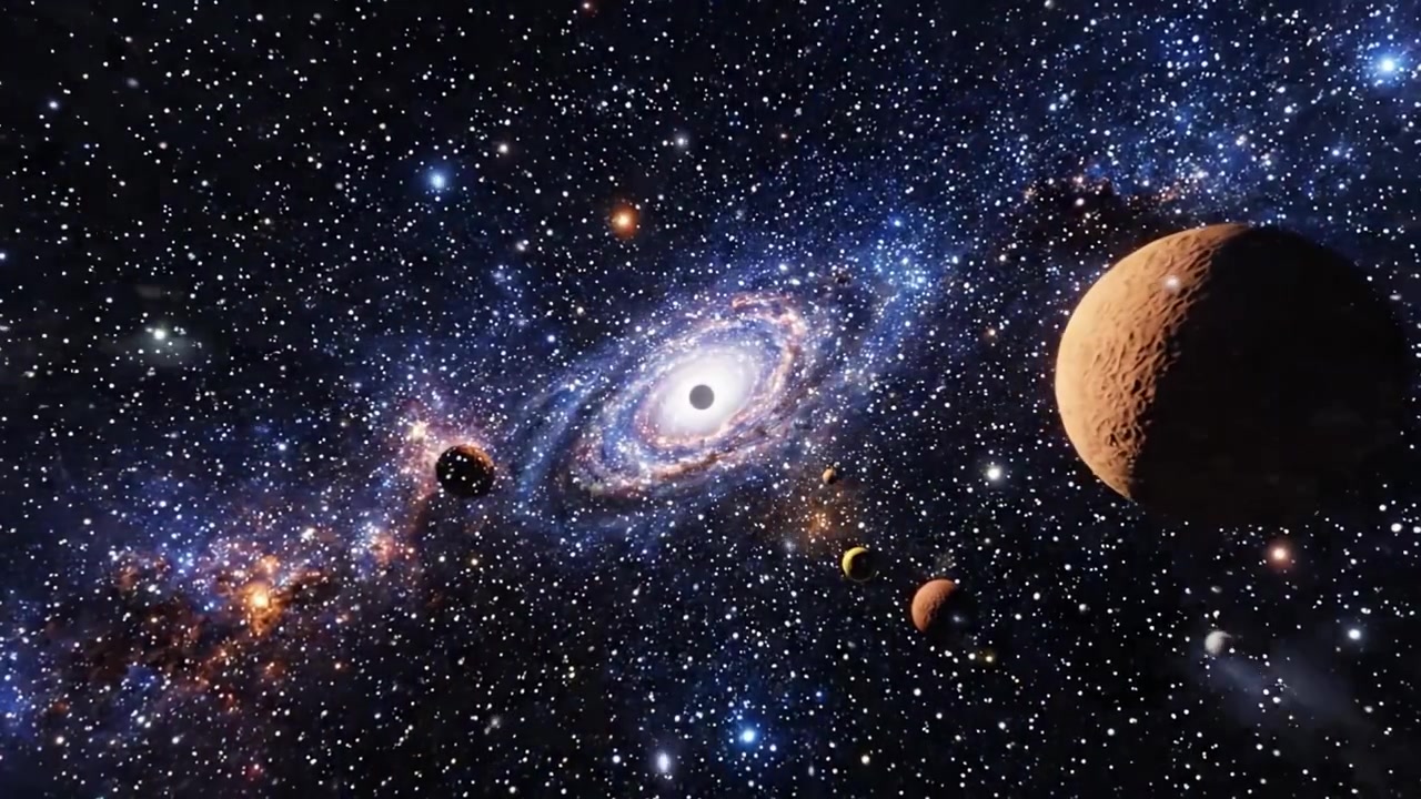 Un Viaggio Mozzafiato Attraverso il Cosmo: Un'Esplorazione Visiva di Fenomeni Galattici, Vortici e Corpi Celesti Catturati con Dettagli Mozzafiato