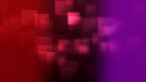 animation of squares on red and purple background