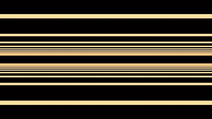 Abstract geometric background with yellow and black horizontal stripes