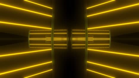 abstract neon tunnel