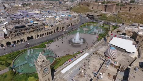 erbil citadel iraq , drone shoot