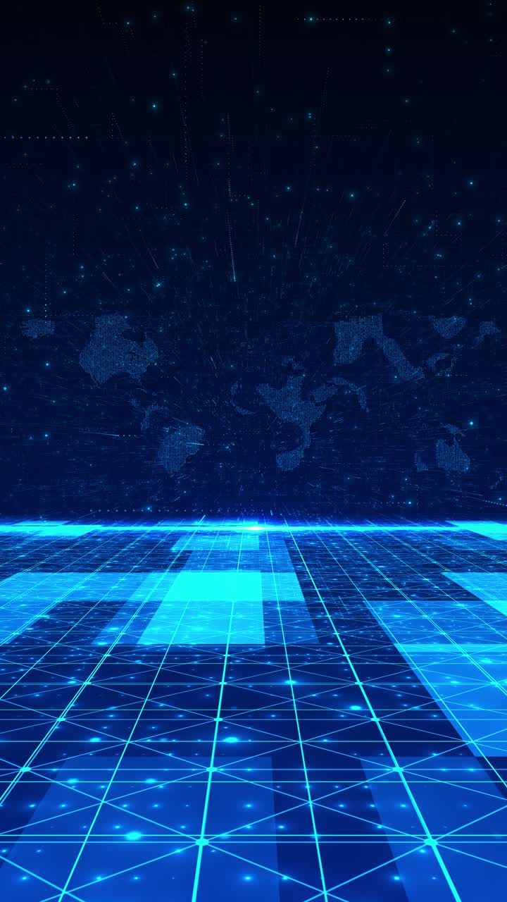 Digital technology background tech wallpaper futuristic abstract wave blue pattern gradient texture