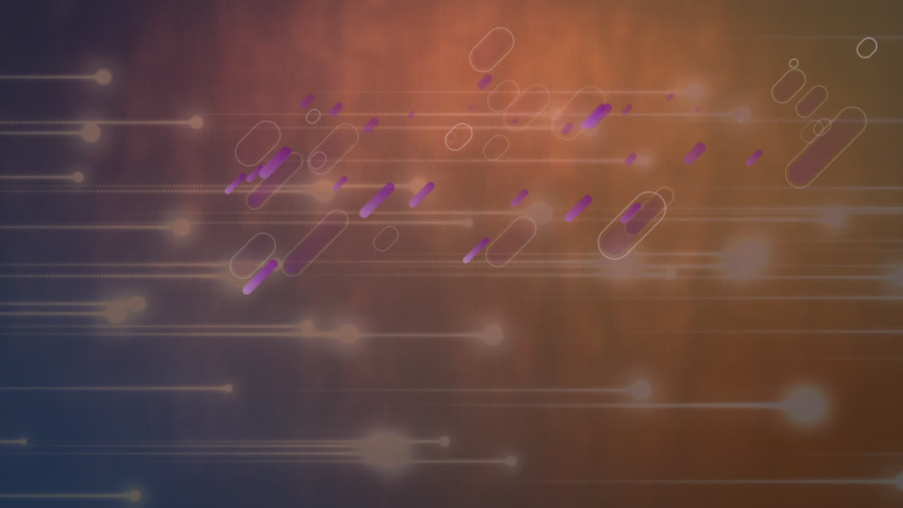 빛의 흔적 위에 모양의 애니메이션