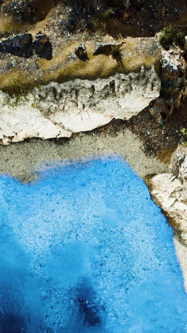 aerial view of a beautiful beach