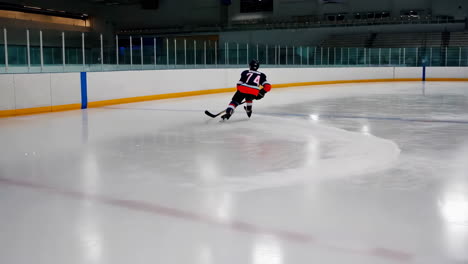 hockey player in action on ice