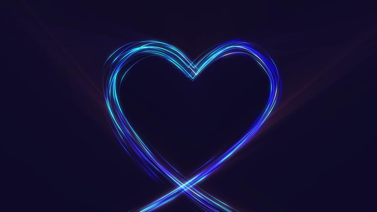 심장 라인 배경 4k