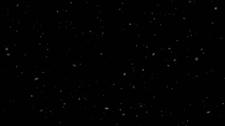 Abstract winter particles with snowflakes christmas animated holidays background white glitter