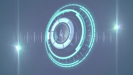 animation of scope scanning over light spots