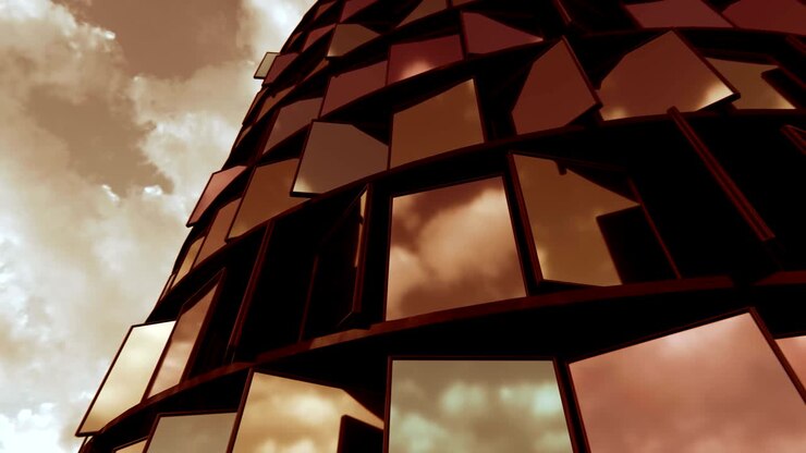 4K Abstrakt arkitekturbaggrund