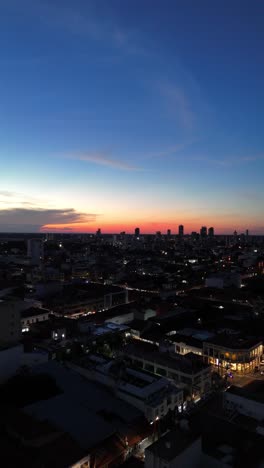 drone shot city travel skyline sunset santa cruz bolivia