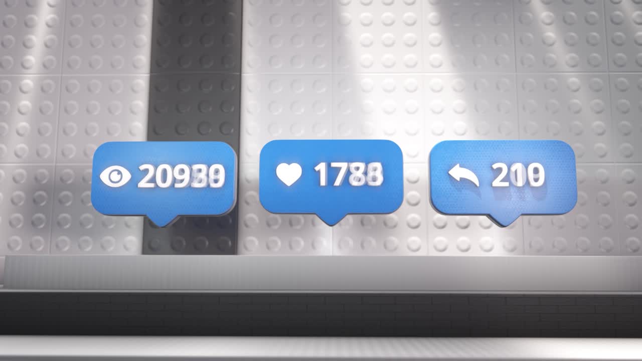 소셜 미디어 포스트 참여 메트릭스