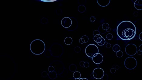 4k flashlight blue of circle loop