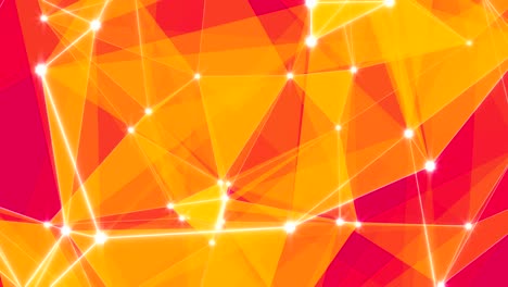 fondo de movimiento de bucle abstracto plexo dinámico tecnología futurista. renderizado en 3d