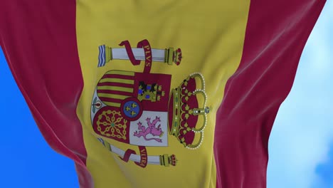 seamless loop of spain flag.