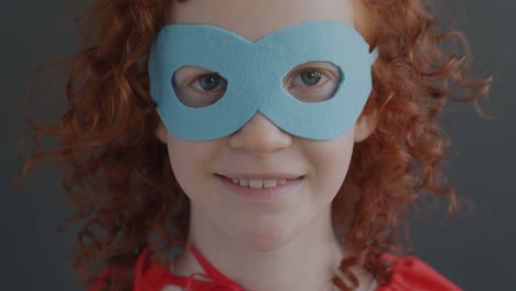 girl in superhero costume