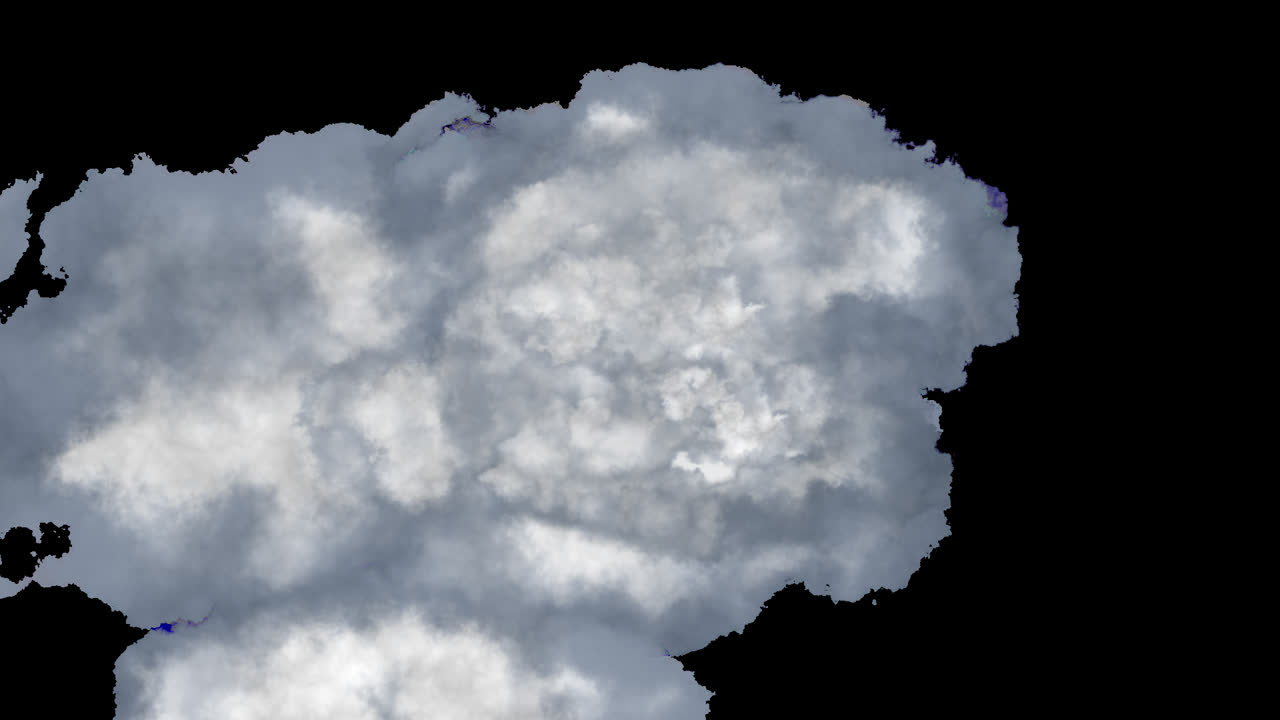Flying Through Clouds With Alpha Channel