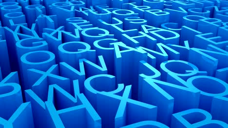 el fondo de las letras