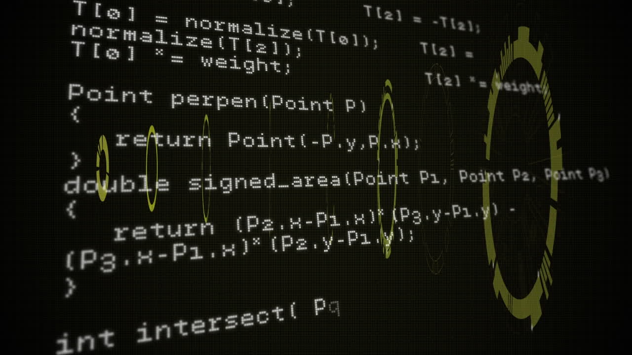 Animation of data processing over scopes scanning