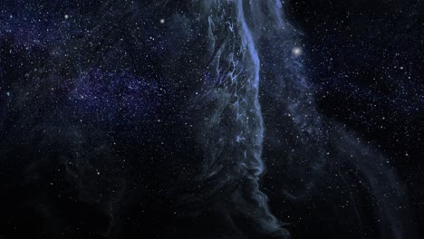 nebulosa de niebla animada 4k en el universo, para el fondo