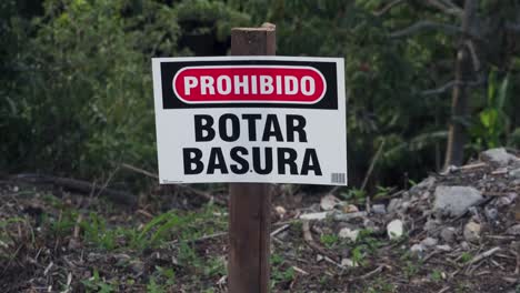 Señal-De-No-Tirar-Basura-En-Español