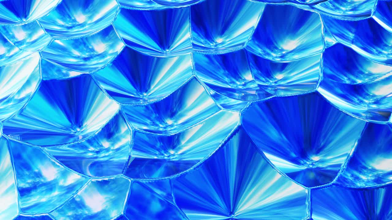물결과 같은 액체 패턴, 루프 모션, 3d 스타일리시 추상적인 파란색, 파란색 표면, 아름다운 그라디언트 색상과 함께 화려한 액체 유리, 4k 트렌디한 다채로운 액체 애니메이션.