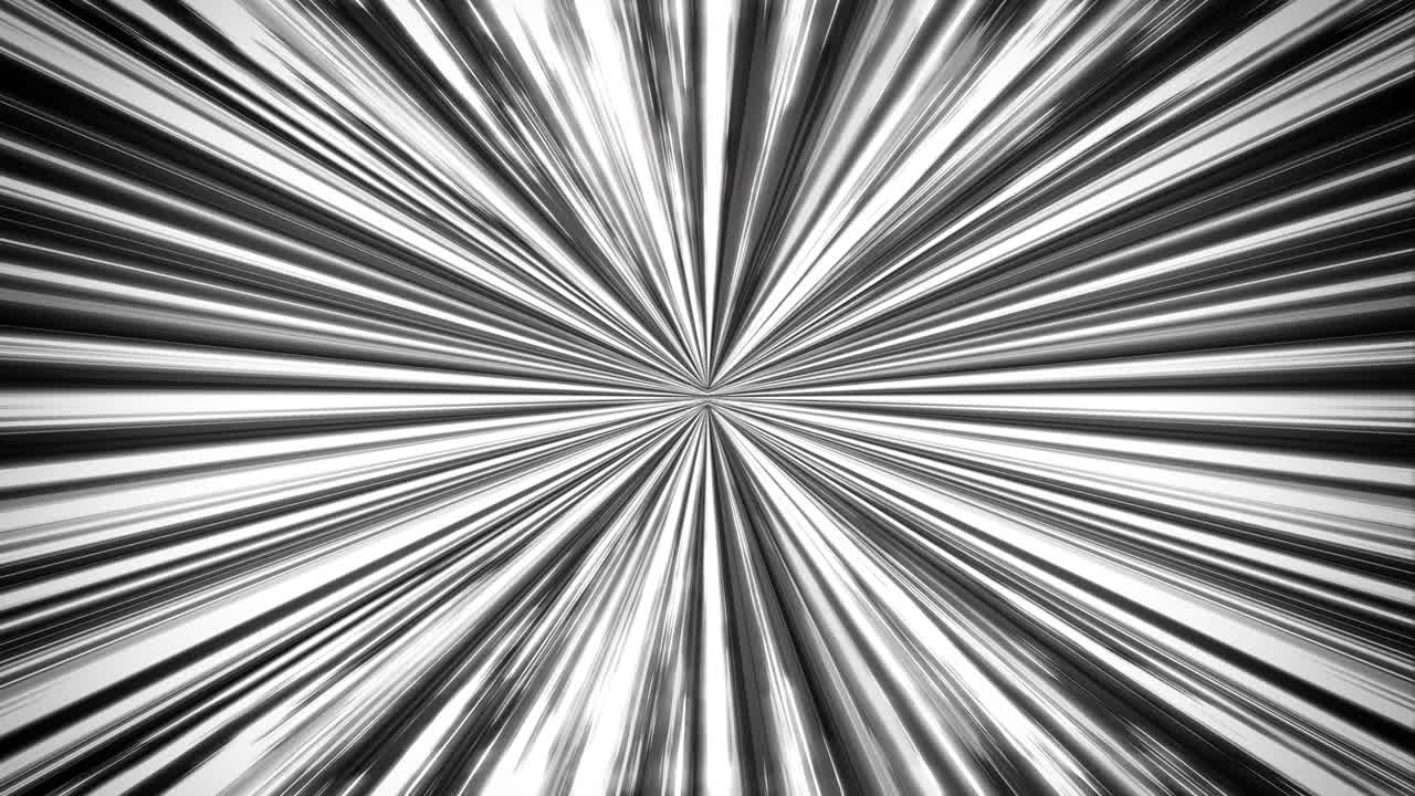 líneas de velocidad en blanco y negro de estilo cómico.