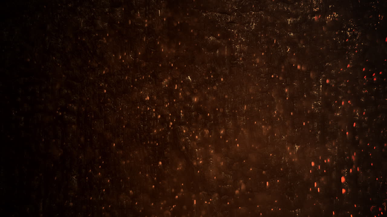 partículas de movimiento y mosca en el fondo cinematográfico con textura grunge 1