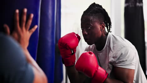 boxing training session