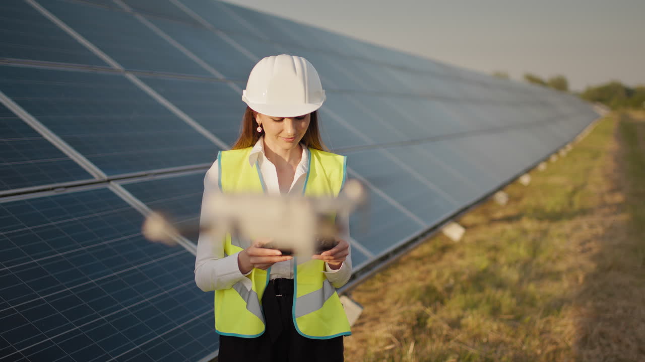 inspección y mantenimiento de drones de paneles solares